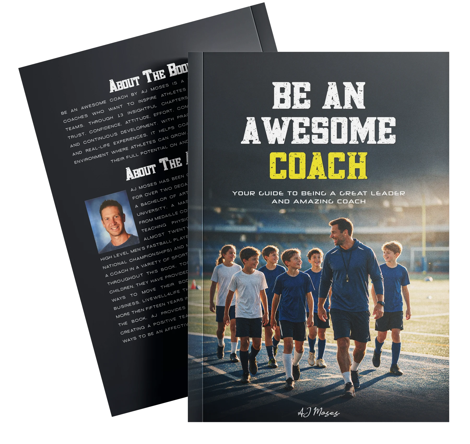 Be An Awesome Coach — front and back cover